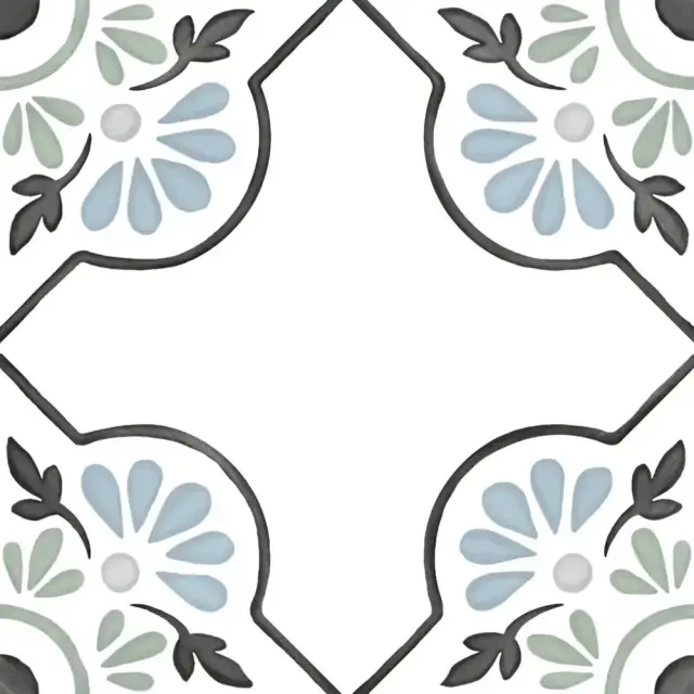 HARMONY TANGER BLUE PETALS 12.3х12.3 Q-39