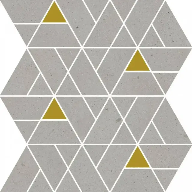 Italon Керамический гранит Avantgarde Мозаика Silver Luxor 30.7x30.9 натуральный