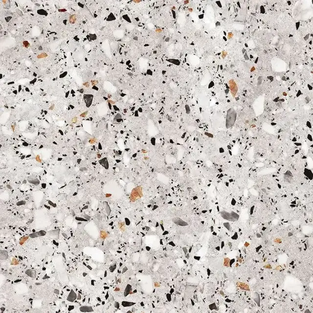 Evia Terrazzo  серый  глазурованный матовый XX 60х60