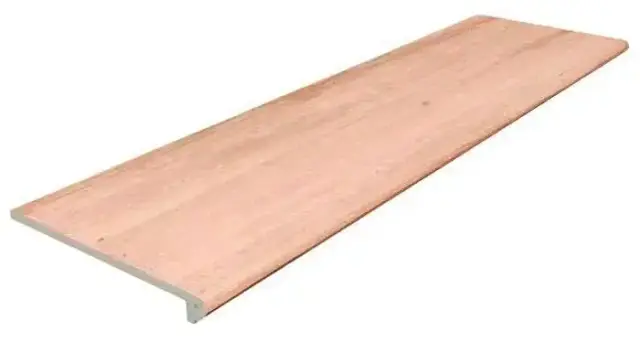 Peldano Redondeado Travertino Beige Liso XX 119,7x33x14