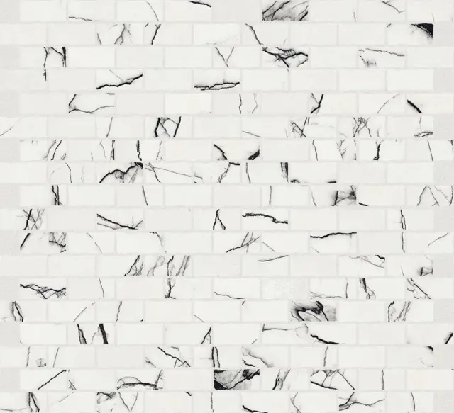 B&W Marble Breach Mat 6 Mm Mos 1,5x3 30x30