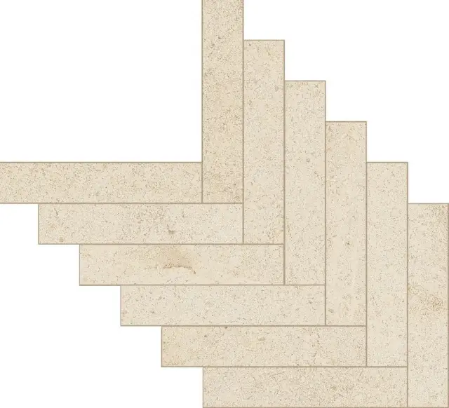 Biotech Herringbone Crema Stone 9 Mm 45x70