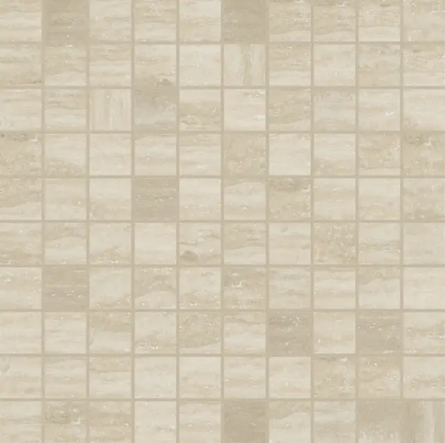 Timeless Travertino 3x3 Mosaico Lucido 30x30