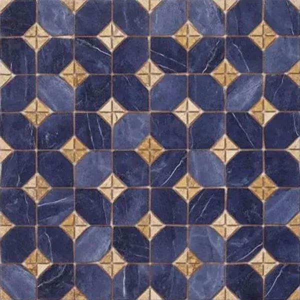 Керамогранит Iliada-PR Azul 43.5x43.5