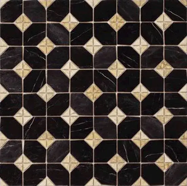 Керамогранит Iliada-PR Negro 43.5x43.5