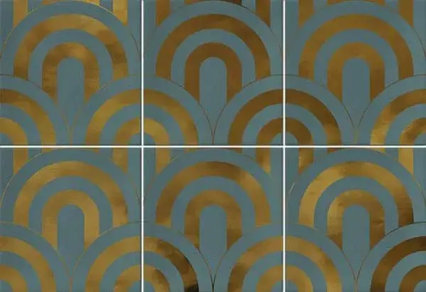 Настенная плитка Takada Turquesa Oro 23x33.5