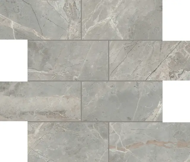 Мозаика ETOILE GRIS GLO 6MM MUR 7,5X15
