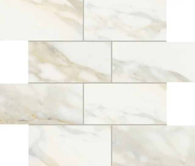 Мозаика ETOILE CREME GLO 6MM MUR 7,5X15