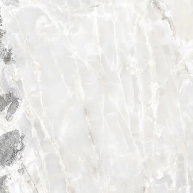 Керамогранит  ONYX&MORE WHITE BLEND GLO 6MM 80x80 RET